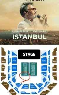 بلیط کنسرت معین