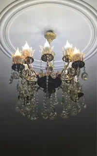 لوستر ۱۲شعله برنزی