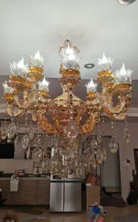 لوستر ۸شاخه آنتیک کلاسیک