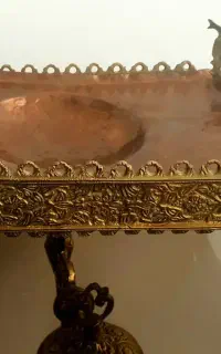 منقل برنجی انتیک و نو