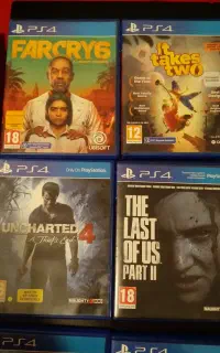 بازی ps4 ps5 it takes two far cry 6 last of us 2
