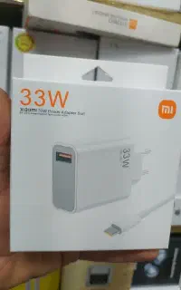 کلگی وکابل شارژر۳۳وات شیائومی فست شارژر شارژ سریع