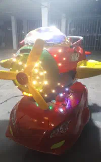 وسیله بازی تکان دهنده کودکان (هواپیما)