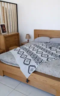 سرویس خواب روکش چوب طبیعی مدل آلفا