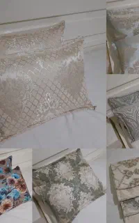سفارش انواع روبالشتی،کوسن،پارچه خام توهرابعادومدل