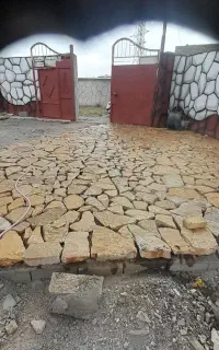 نما باغ ویلا سنگ نما ودیوار چینی وسیمان کاری