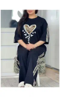 ست تیشرت و شلوار شیک زنانه