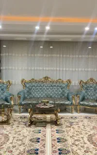 مبل سلطنتی ۹ نفره  چوب راش