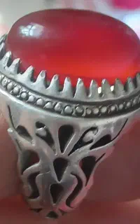 انگشتر عقیق یمنی سرخ