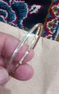 النگو طلا سایز ۲ وزن تقریبی۵ونیم گرم  ۲۰۰ بالای فی