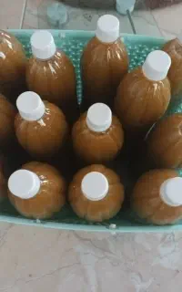 فروش آبغوره خانگی غلیظ  1 و 300 لیتری چالوس