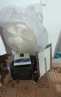 سلام پنکه ،تلویزیون کوچیک،وآینه شمعدان