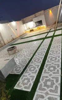 اساکار کاشی سرامیک و باربیکیو،نصب چمن