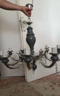 لوستر ۱۰شانه استیل  رنگ ثابت