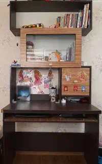 میز تحریر و کتابخانه