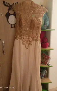 لباس مجلسی سنگ دوزی شده پشت بلندتنخورشیک