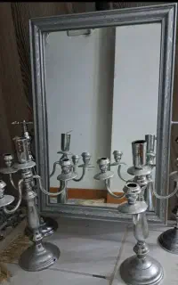 آینه و شمعدان