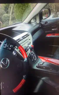 لکسوس RX350 داخل چرم مشکی بسیار تمیز