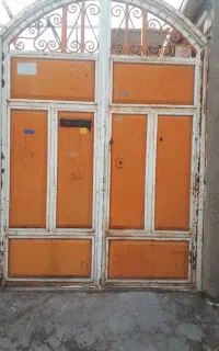 سلام درب حیاط ورق دو میل سالم بدون زدگی عرض ۱۸۰
