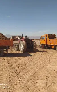 کود خاک باغچه شن بادی خاک شیرن