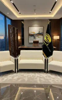 مبل اداری نیم ست اداری مبل مدرن مدل نیلا