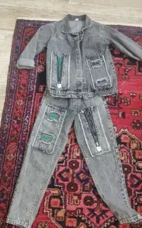 کت وشلوار لی ضخیم نو نو
