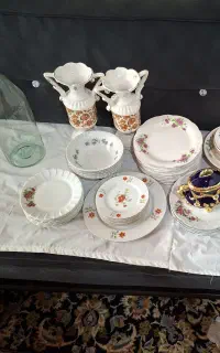 ظروف ژاپن و چینی قدیمی اصل و ساعت