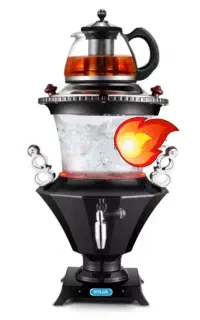 سماوربرقی آنالوگ ولگا آلمان سماور ترموستات دار