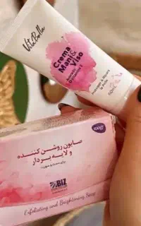 صابون و کرم لایه بردار و روشن کننده پوست