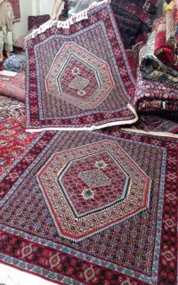سنندج زیبا جفت قالیچه نو