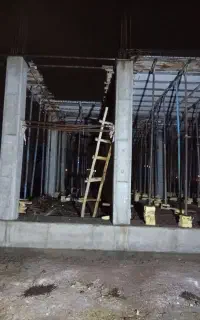 اجرای سقف شناژ دیواری و اسکلت بتن و ستون فنداسیون