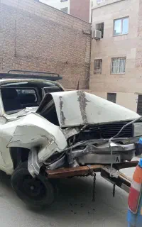 پیکان وانت84 تصادفی