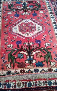 فروش قالیچه دستباف قدیمی نقشه اصیل عشایری شیراز