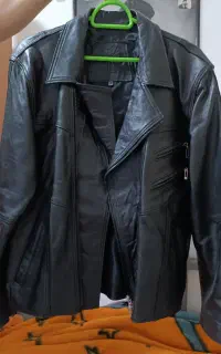 کاپشن چرم سایز XL