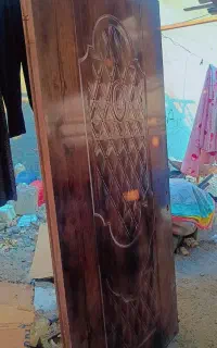 درب چوبی