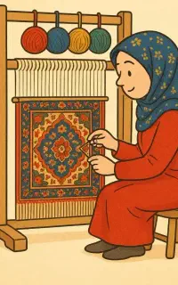 جشنواره اموزش قالی بافی