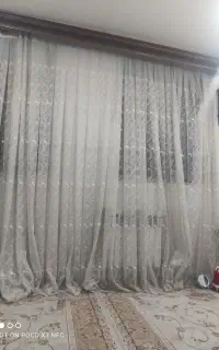 دوعدد پرده سالم دومتری وچهارمتری