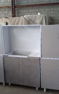 کابینت اماده ام دی اف طرح بتنی