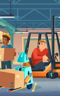 نیروی انبار دار برای پخش مواد غذایی
