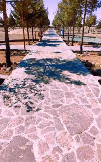 سنگ ورقه ای  ((معدن اصفهان))  سنتی کف مالون لاشه