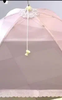 پشه بند چتری صورتی