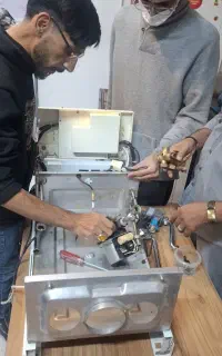 کلاس آموزش تعمیرنصب پکیج کولرگازی اسپرسوسازپمپ آب