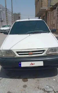 پراید مدل ۹۵ تیکه تیکه رنگ میگم تمام رنگ
