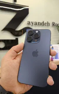 اپل 15pro 256G  دوسیم ریجستر شد آبی