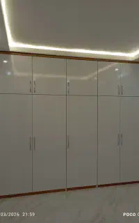 کمد دیواری کابینت و نصب در و جا کفشی