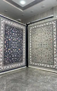 فرش طرح گیلدا رنگ بندی کامل ۱۰۰۰ شانه کد ۱۰۰۷