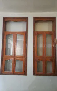 بوفه چوبی برا دیوار قدیمی