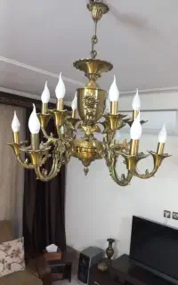 لوستر ۱۲ برنز برنجی