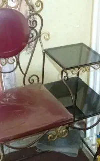 میز تلفن فرفورژه ای