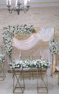 گل آرایی و دیزاین بله برون عقد نامزدی ‌و تولد